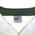 Badger Sportswear 90年代 USA製 ベースボールシャツ L クリーム コットン