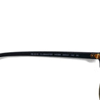 Ray-Ban Clubmaster Half-Rim Sunglasses, Black, RB3016 W0365, 49-21, 140mm, 3N, Made in Italy