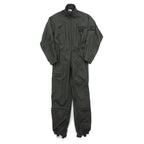 Vintage 90s French Military BIDERMANN UNIFORMES フランス空軍 フライトスーツ オールインワン ツナギ S カーキ ヘリンボーン ミリタリー 93-10-056
