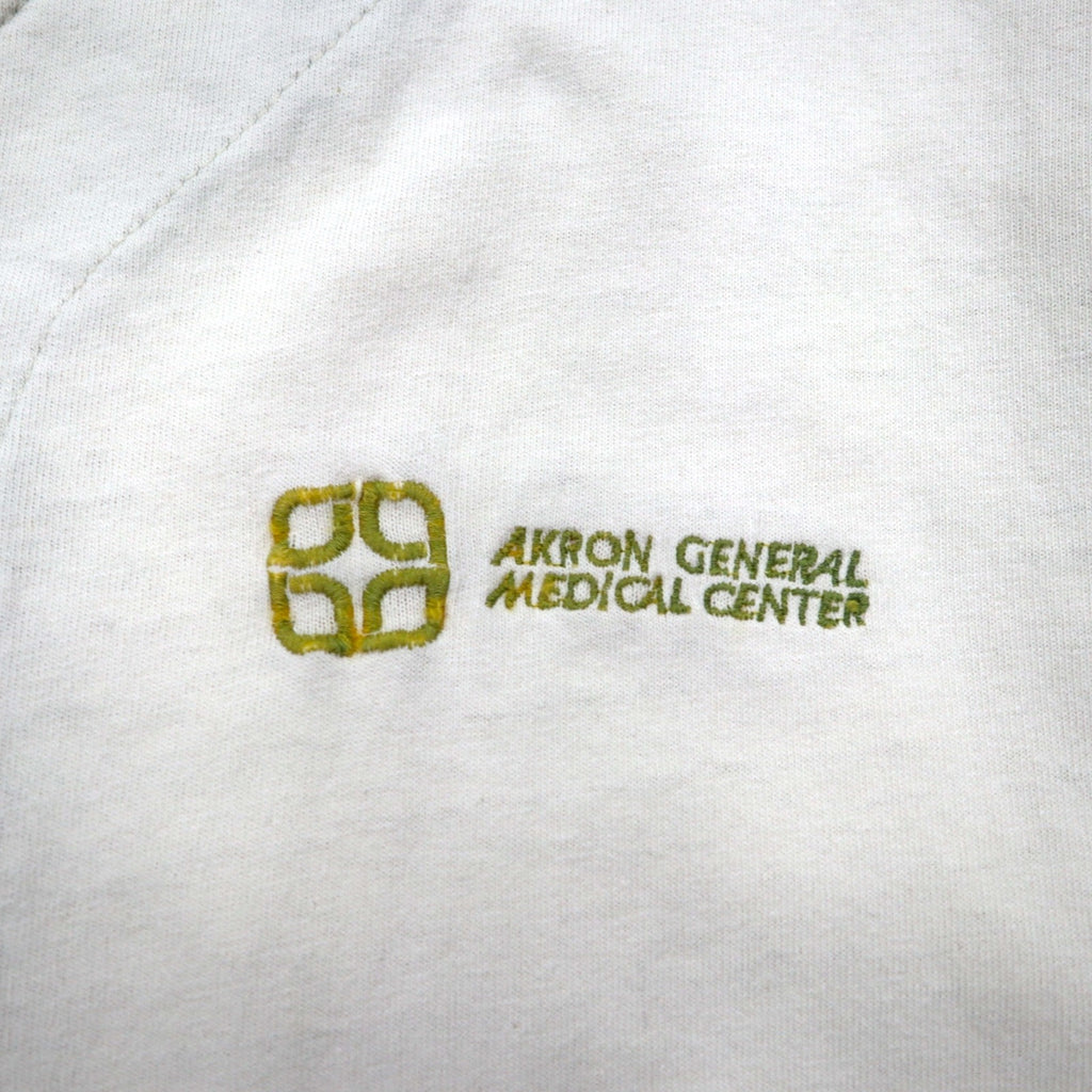 Badger Sportswear 90年代 USA製 ベースボールシャツ L クリーム コットン