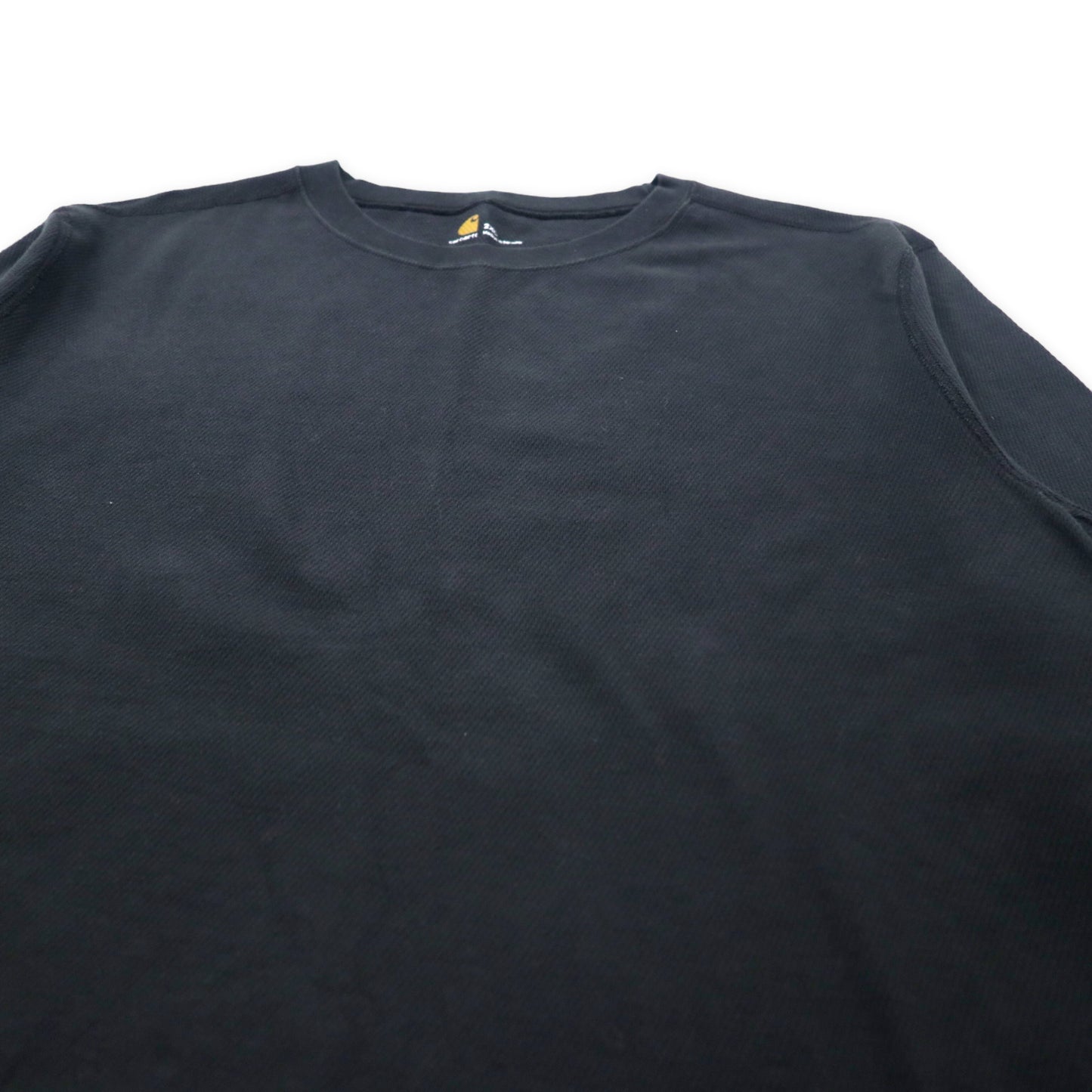 carhartt サーマル ロングスリーブTシャツ ロンT 2XL ブラック コットン ビッグサイズ