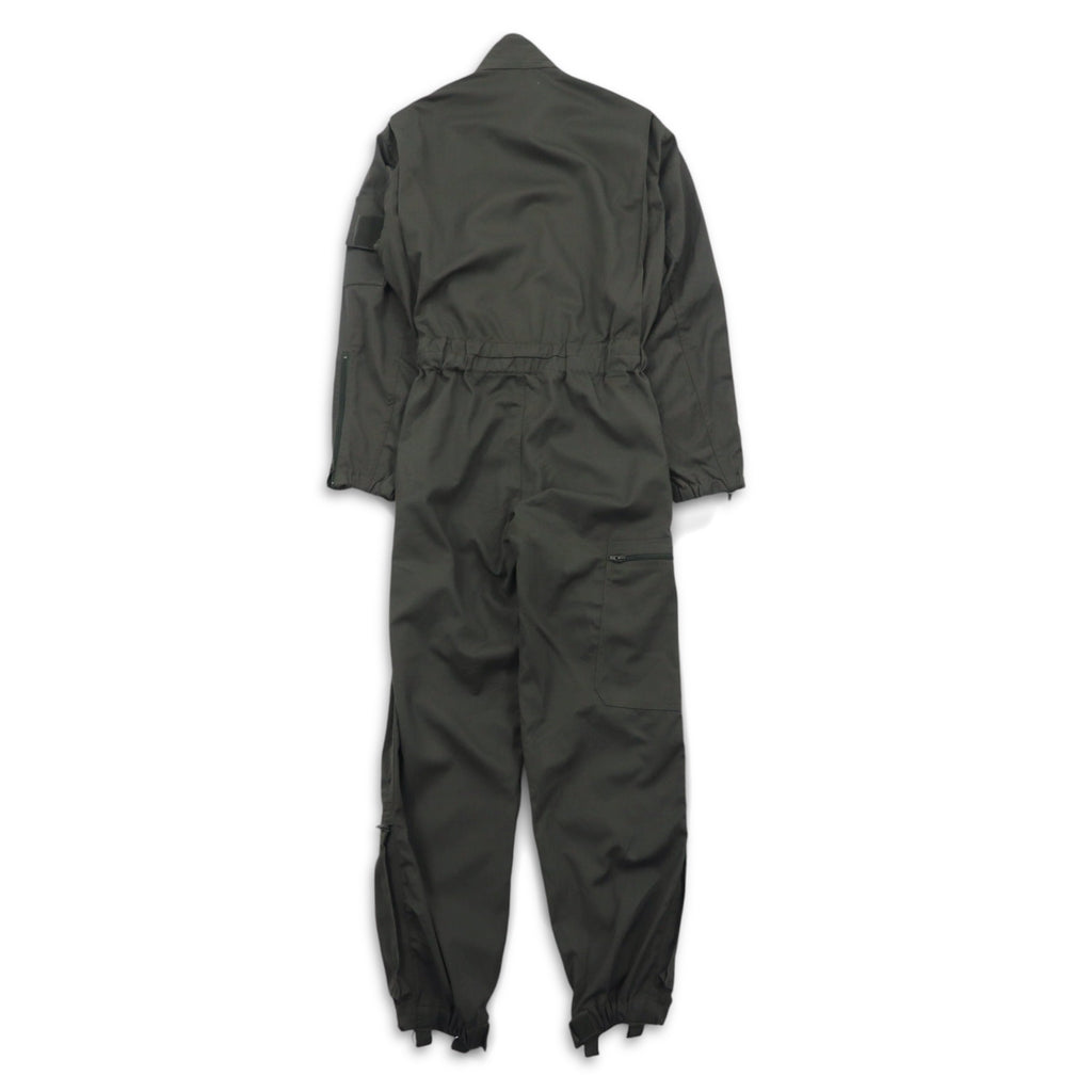 Vintage 90s French Military BIDERMANN UNIFORMES フランス空軍 フライトスーツ オールインワン ツナギ S カーキ ヘリンボーン ミリタリー 93-10-056