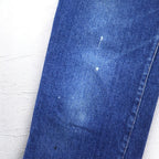 ARMANI JEANS Made in Italy 90s Tapered Denim Pants S Indigo Blue