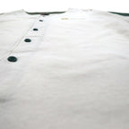 Badger Sportswear 90年代 USA製 ベースボールシャツ L クリーム コットン