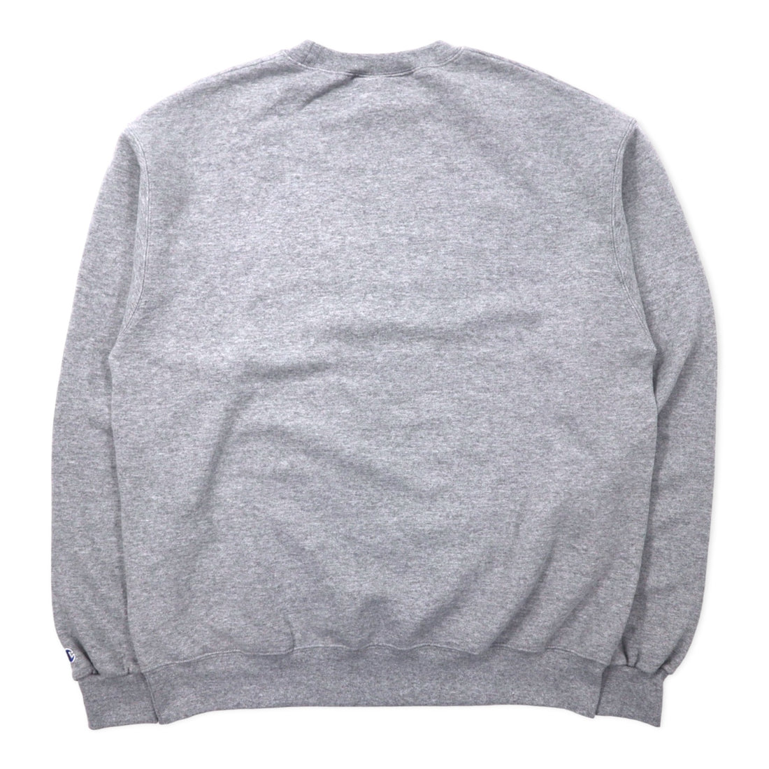 Champion College Print Sweatshirt, 2XL, Grey, Cotton, Fleece Lining, NCAA, K-STATE DAD, Big Size, Made in El Salvador