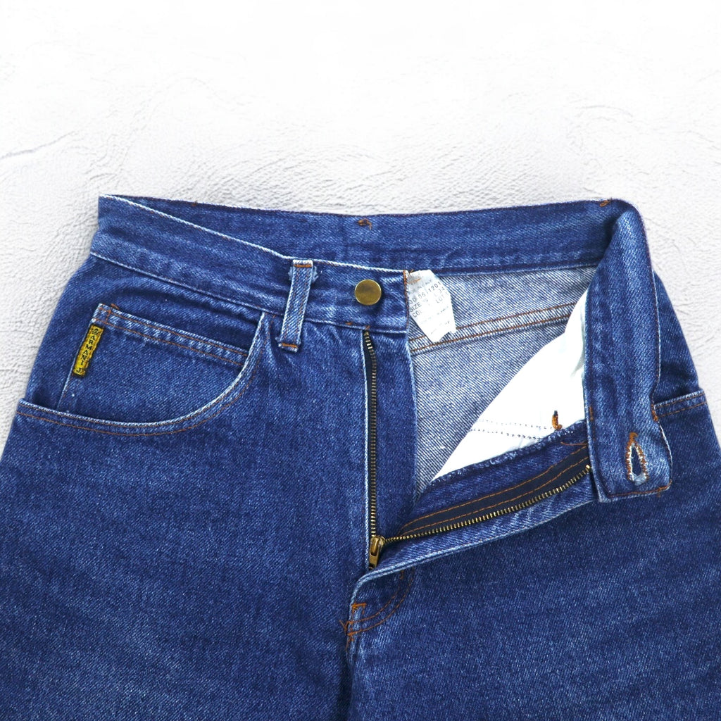 ARMANI JEANS Made in Italy 90s Tapered Denim Pants S Indigo Blue