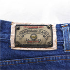 ARMANI JEANS Made in Italy 90s Tapered Denim Pants S Indigo Blue