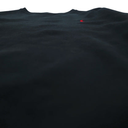 Polo Ralph Lauren 90s Reverse Weave Sweatshirt, Size M, Black, Small Pony Embroidery