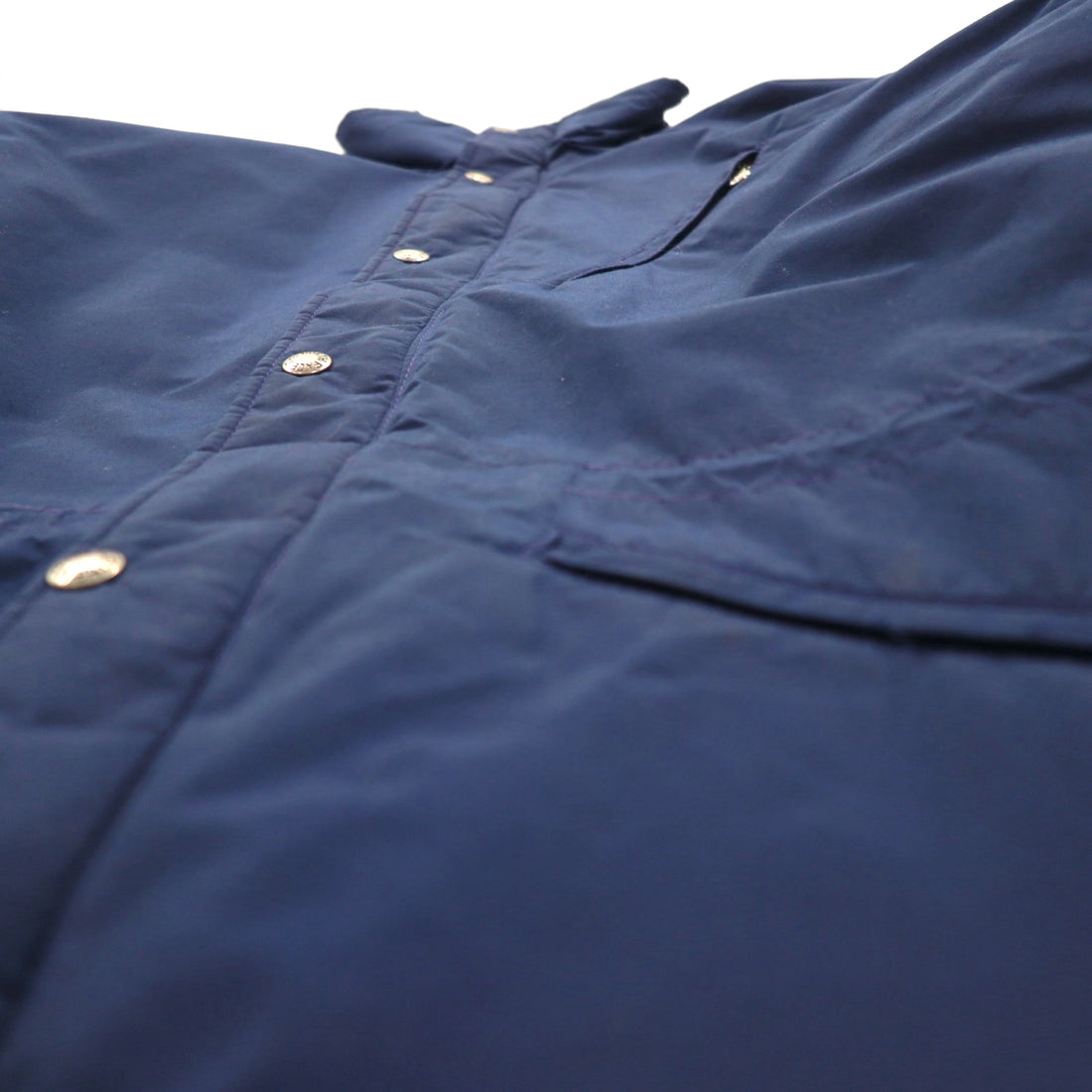 THE NORTH FACE 80s Brown Tag Made in USA GORE-TEX Padded Rain Coat Insulation Jacket, Size L, Navy Nylon Waterproof