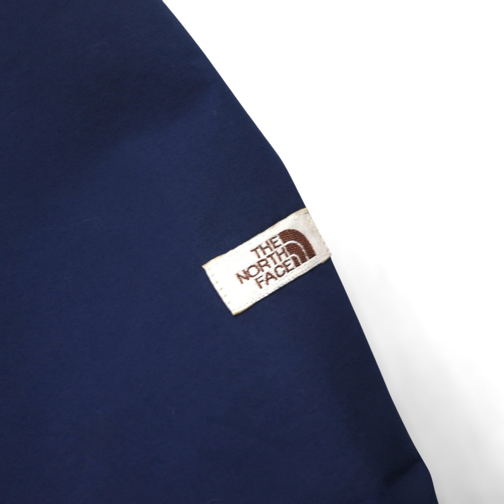 THE NORTH FACE 80年代 茶タグ USA製 ゴアテックス GORE-TEX 中綿 レインコート インサレーションジャケット L ネイビー ナイロン 防水