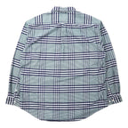 TOMMY HILFIGER 90s Button-down Shirt, XL, Navy, Check, Cotton, One-Point Logo Embroidery, Big Size