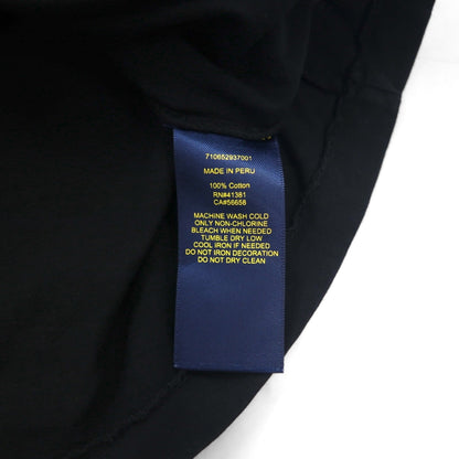 POLO RALPH LAUREN T-shirt, S, black, cotton, LAS VEGAS print, made in Peru