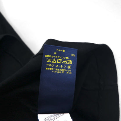 POLO RALPH LAUREN T-shirt, S, black, cotton, LAS VEGAS print, made in Peru