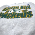 LOGO7 90s USA Made NFL Sweatshirt L Gray GREEN BAY PACKERS Green Bay Packers