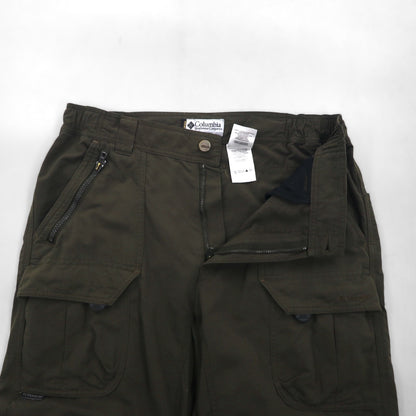 Columbia 2000s 2-Way Convertible Cargo Shorts, Size L, Nylon, TM8248 Titanium