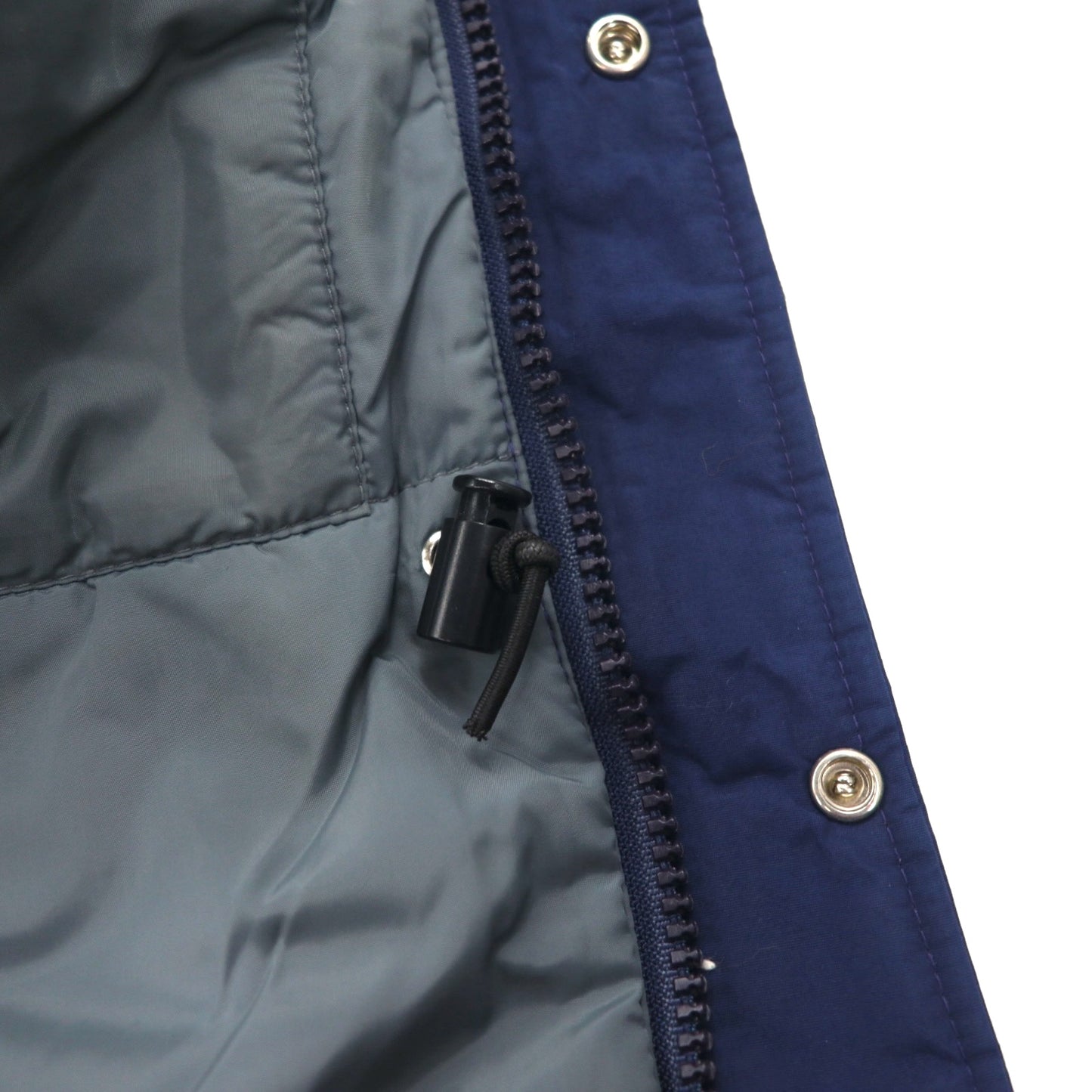 THE NORTH FACE 80年代 茶タグ USA製 ゴアテックス GORE-TEX 中綿 レインコート インサレーションジャケット L ネイビー ナイロン 防水
