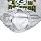 LOGO7 90s USA Made NFL Sweatshirt L Gray GREEN BAY PACKERS Green Bay Packers