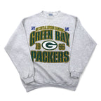LOGO7 90s USA Made NFL Sweatshirt L Gray GREEN BAY PACKERS Green Bay Packers