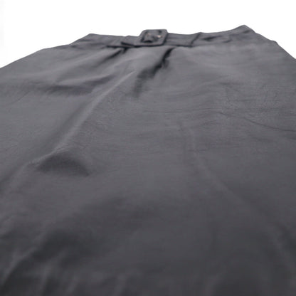 Vintage 90s Leather Skirt U・L・C 90年代 ベルテッド レザースカート S ブラック