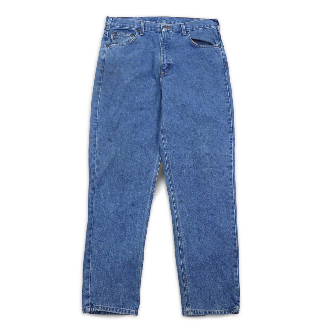 Carhartt Tapered Denim Pants L Indigo Blue TRADITIONAL FIT B18 STW Made in Nicaragua