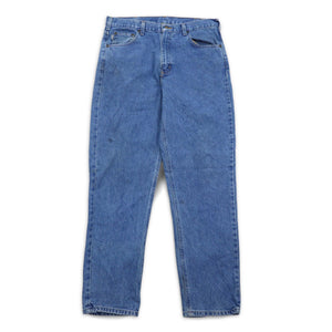 Carhartt Tapered Denim Pants L Indigo Blue TRADITIONAL FIT B18 STW Made in Nicaragua