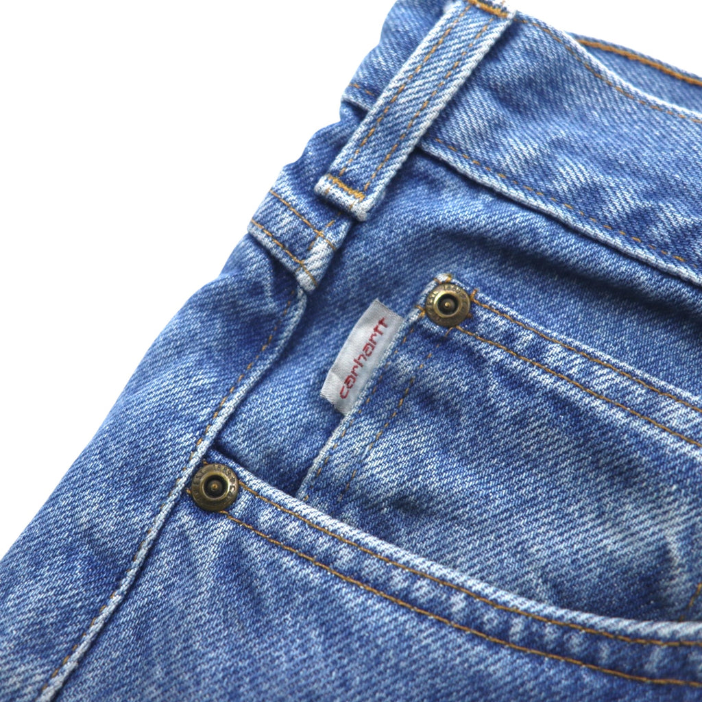 carhartt テーパード デニムパンツ L インディゴ ブルー TRADITIONAL FIT B18 STW ニカラグア製