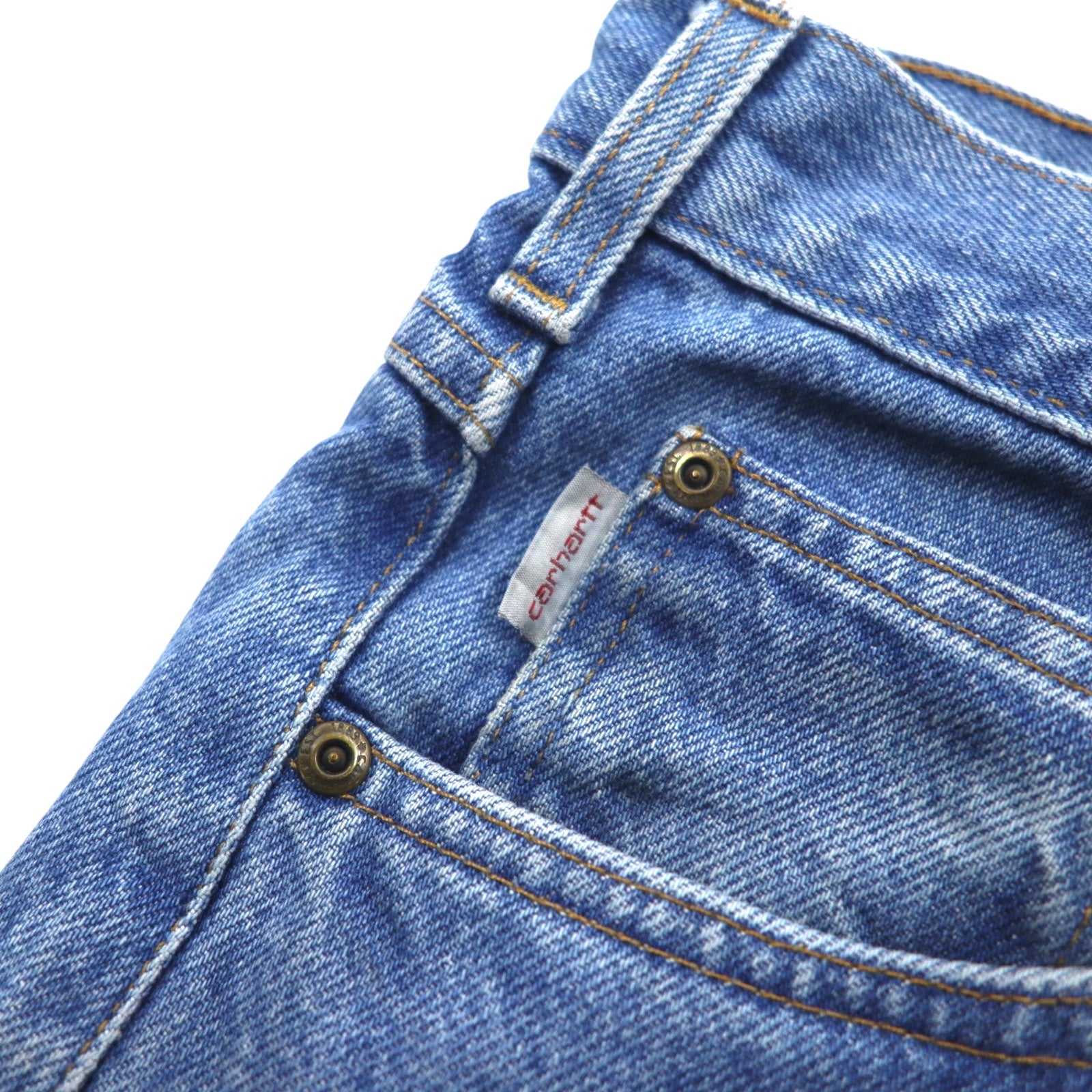 carhartt テーパード デニムパンツ L インディゴ ブルー TRADITIONAL FIT B18 STW ニカラグア製