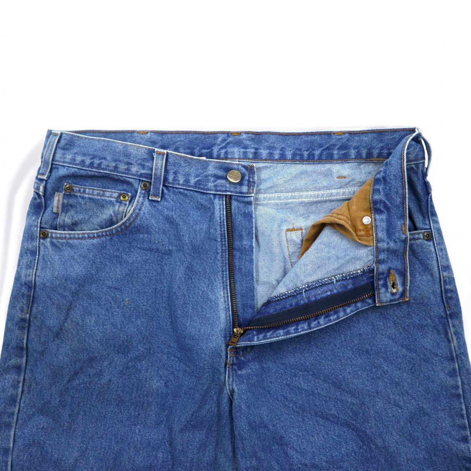 carhartt テーパード デニムパンツ L インディゴ ブルー TRADITIONAL FIT B18 STW ニカラグア製