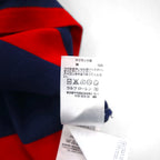 POLO RALPH LAUREN Striped Polo Shirt S Navy Red Pique CUSTOM FIT Small Pony Embroidery
