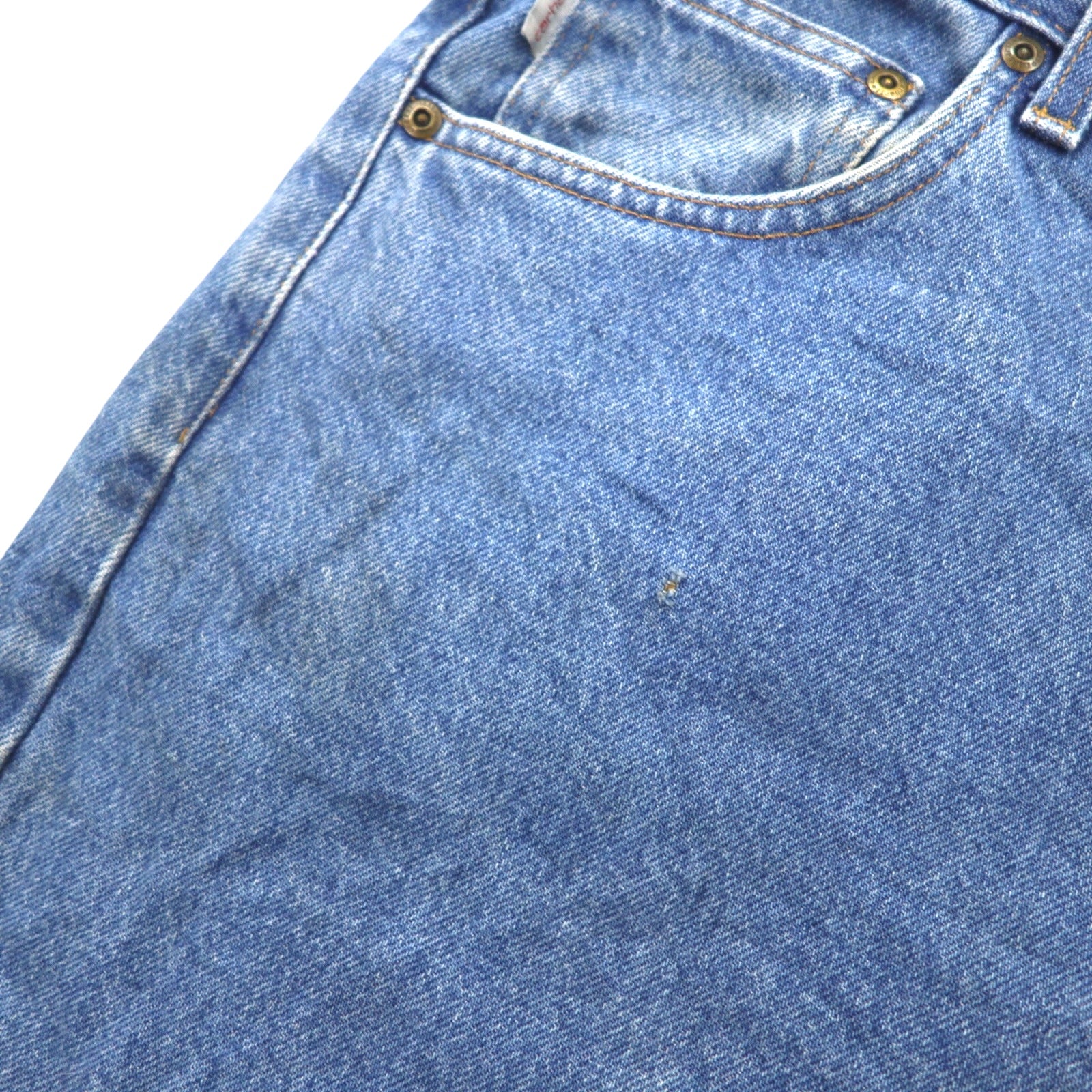 carhartt テーパード デニムパンツ L インディゴ ブルー TRADITIONAL FIT B18 STW ニカラグア製