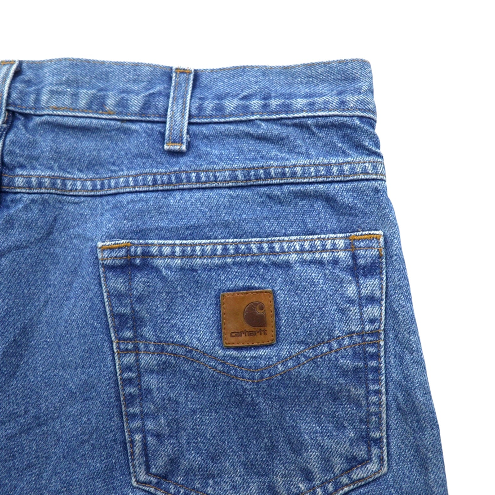 carhartt テーパード デニムパンツ L インディゴ ブルー TRADITIONAL FIT B18 STW ニカラグア製