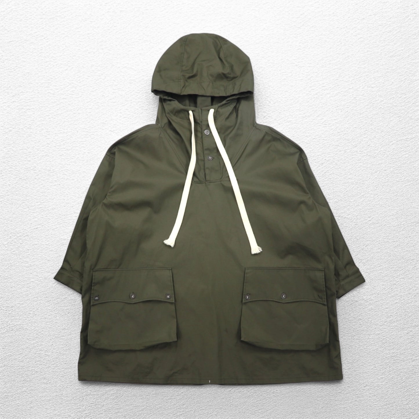 SOUMO アノラックオーバージャケット ANORAK OVER JACKET L ベンタイル コットン カーキ 10-SJ-001 日本製