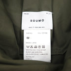 SOUMO Anorak Over Jacket L Ventile Cotton Khaki 10-SJ-001 Made in Japan