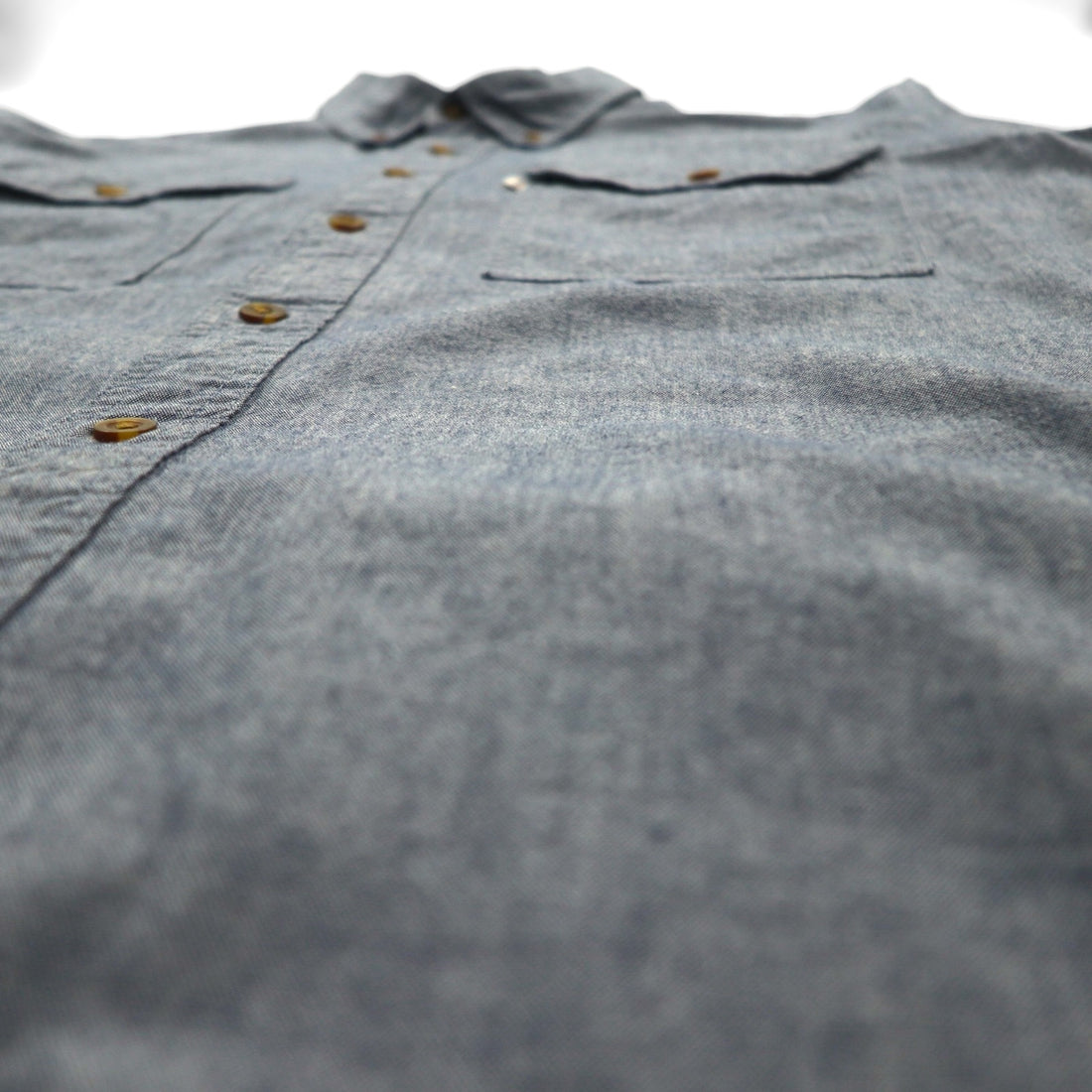 carhartt ボタンダウン シャンブレー ワークシャツ L ブルー FORT L/S CHAMBRAY SHIRT ダブル ポケット S202 RELAXED FIT
