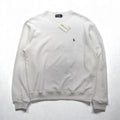 Polo Ralph Lauren 90s Made in USA Sweatshirt L White Small Pony Embroidery Deadstock Unused