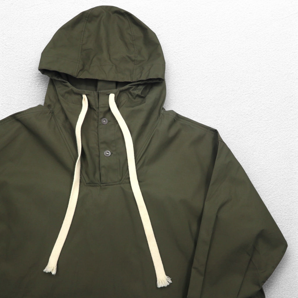 SOUMO Anorak Over Jacket L Ventile Cotton Khaki 10-SJ-001 Made in Japan