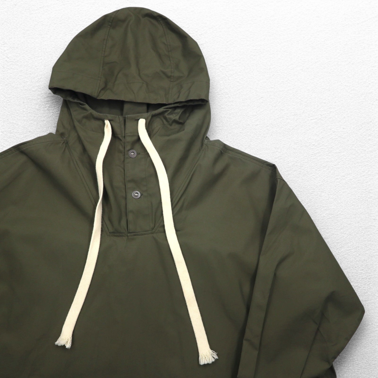 SOUMO Anorak Over Jacket L Ventile Cotton Khaki 10-SJ-001 Made in Japan