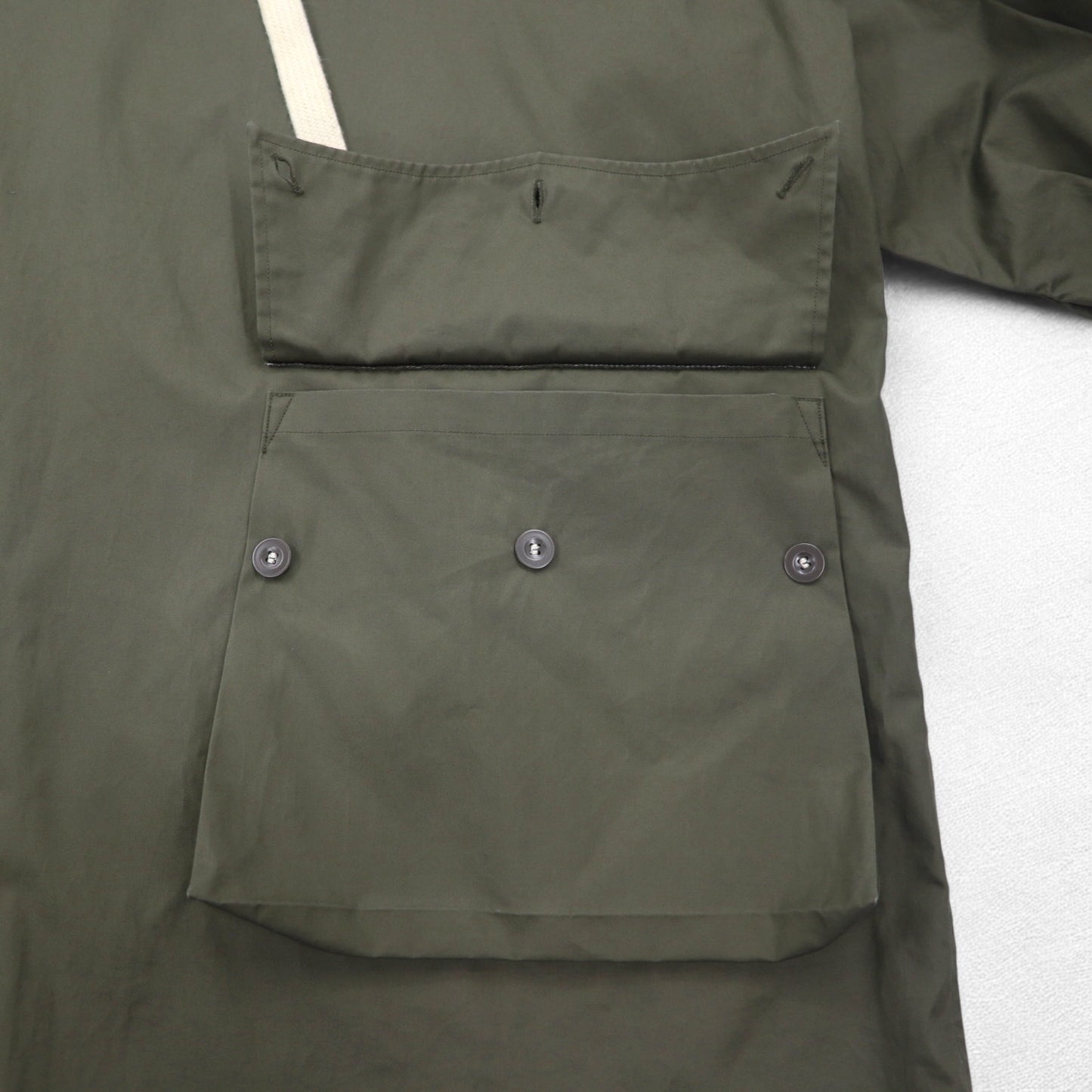 SOUMO アノラックオーバージャケット ANORAK OVER JACKET L ベンタイル コットン カーキ 10-SJ-001 日本製