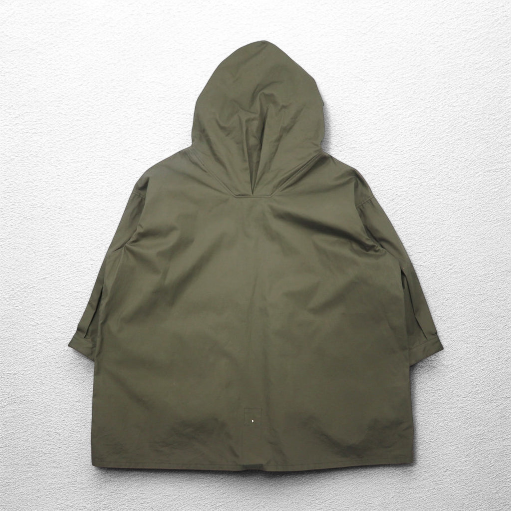 SOUMO Anorak Over Jacket L Ventile Cotton Khaki 10-SJ-001 Made in Japan