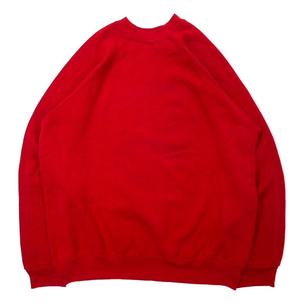ARTEX USA Made 90s Printed Sweatshirt XL Red Cotton Fleece Lined DESERT STORM