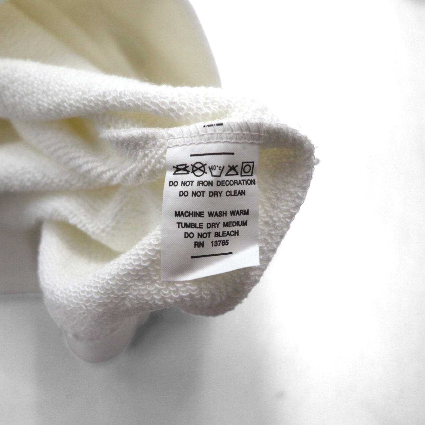 Polo Ralph Lauren 90年代 USA製 スウェット トレーナー L ホワイト スモールポニー刺繡 デッドストック 未使用品