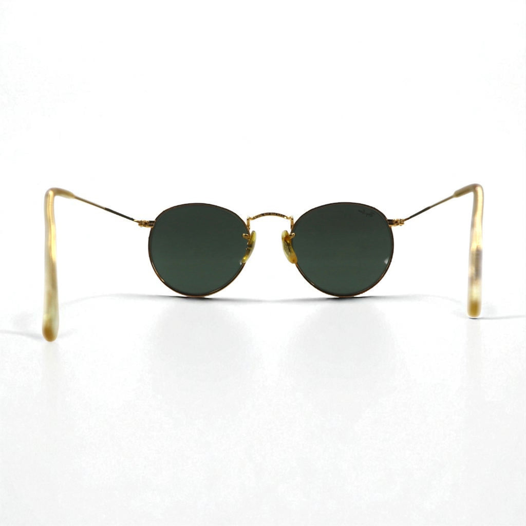 Ray-Ban USA Made Bausch &amp; Lomb Vintage Boston Sunglasses, Metal Frame, Round, W1573 VSBJ, B&amp;L