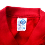 ARTEX USA Made 90s Printed Sweatshirt XL Red Cotton Fleece Lined DESERT STORM