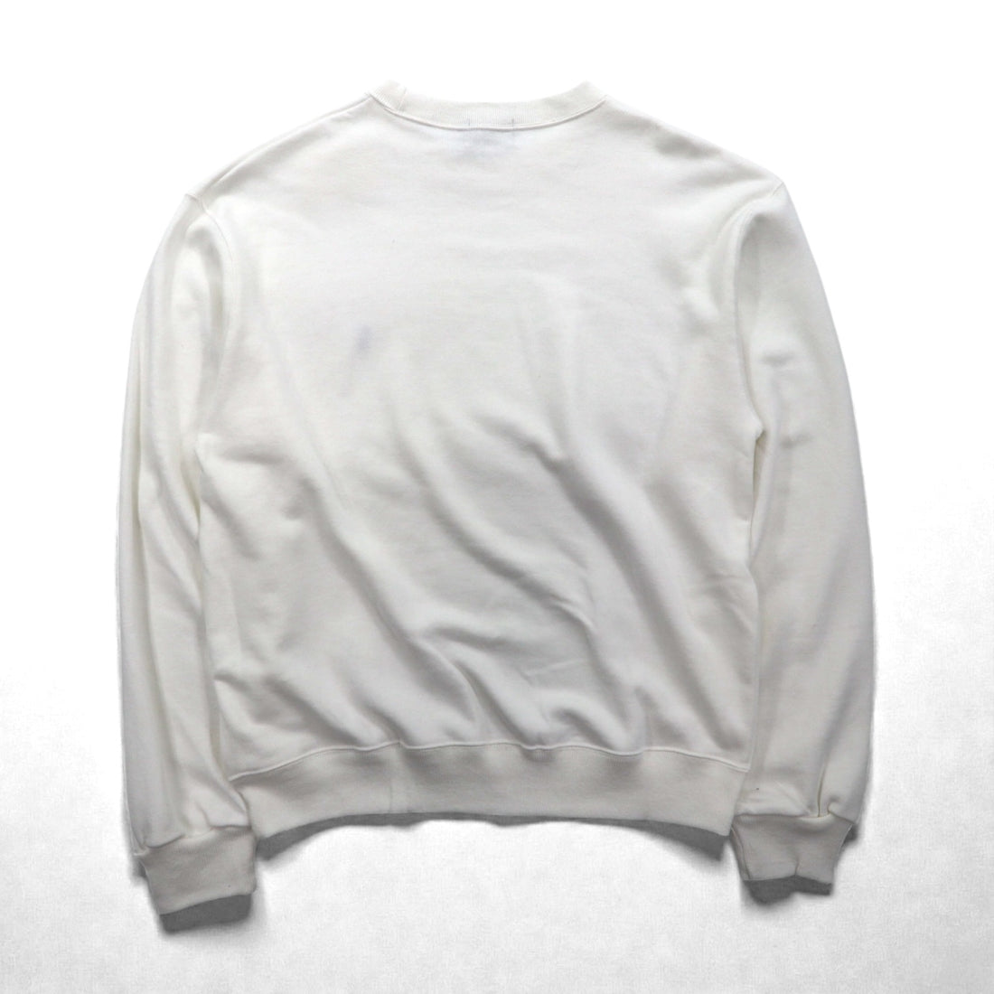 Polo Ralph Lauren 90s Made in USA Sweatshirt L White Small Pony Embroidery Deadstock Unused