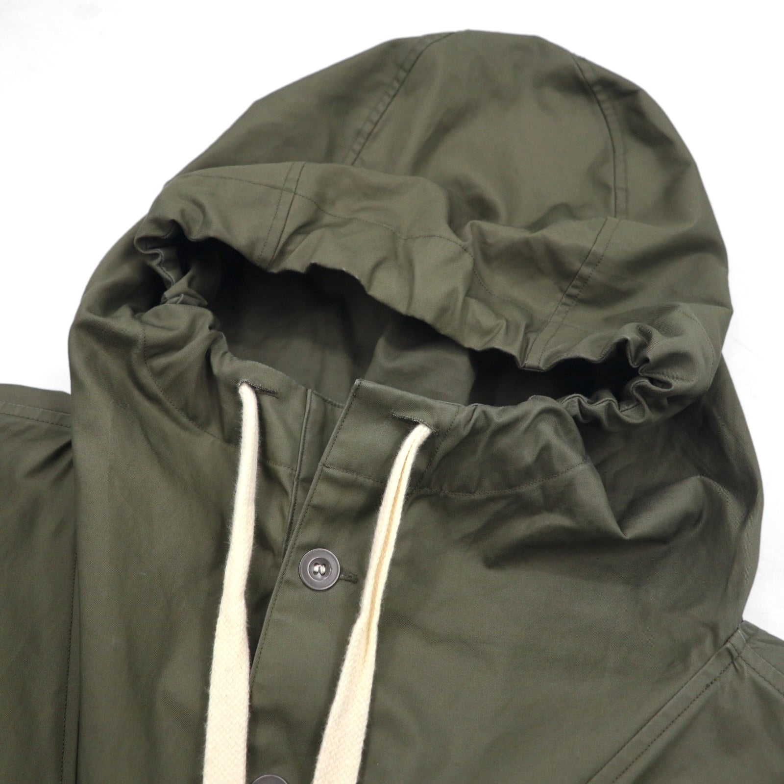 SOUMO Anorak Over Jacket L Ventile Cotton Khaki 10-SJ-001 Made in Japan
