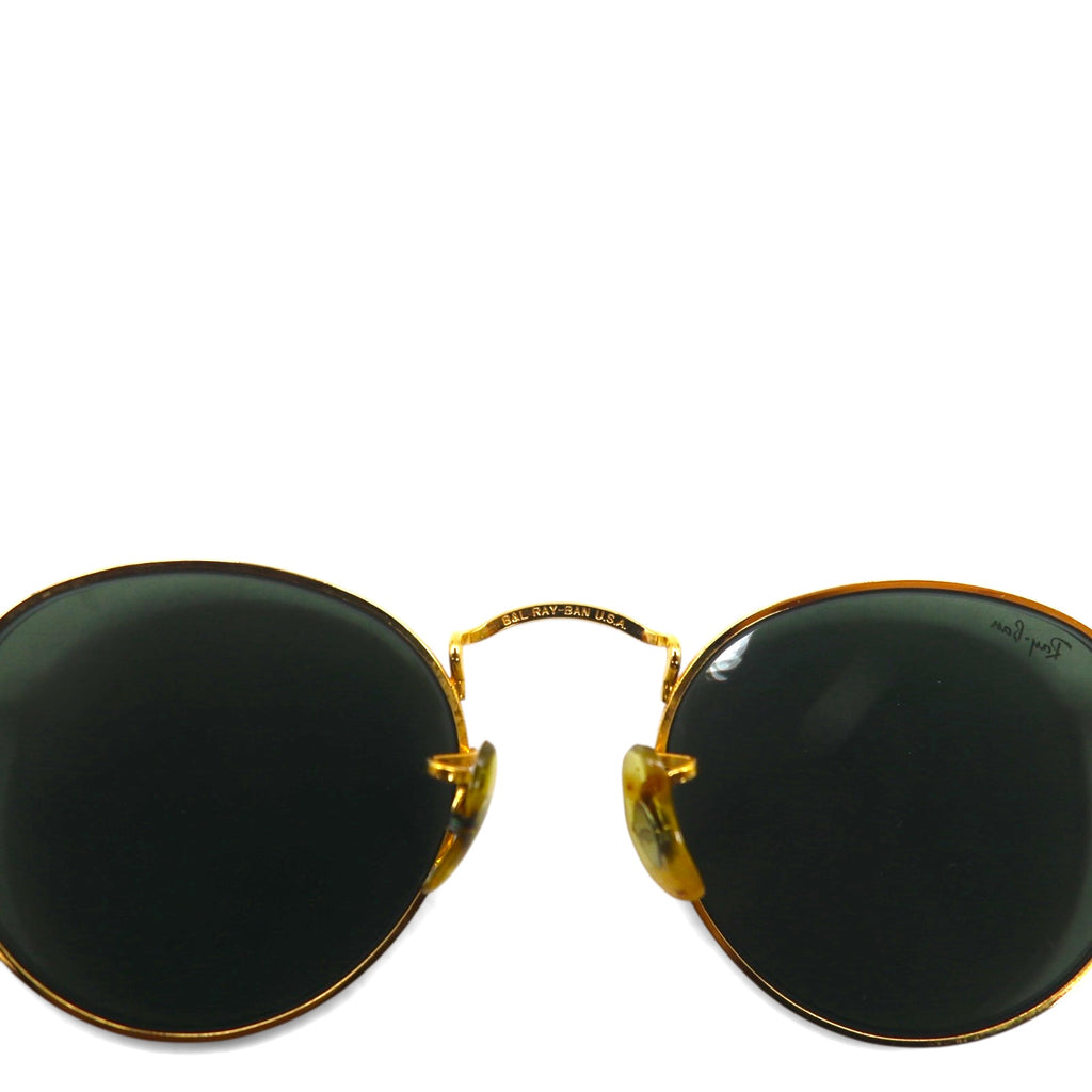 Ray-Ban USA Made Bausch &amp; Lomb Vintage Boston Sunglasses, Metal Frame, Round, W1573 VSBJ, B&amp;L