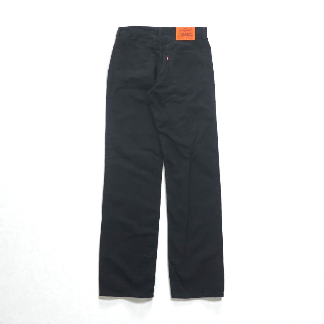 Levi's 00s 702 Denim Pants Jeans M Black 00702-0036 Leather Patch