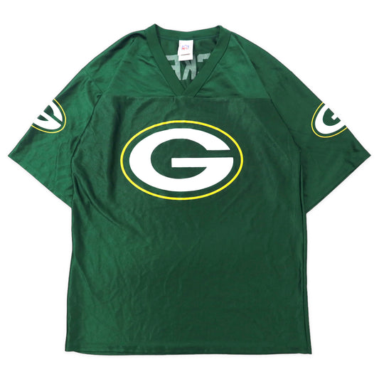 NFL Green Bay Packers ゲームシャツ M グリーン ポリエステル グリーンベイ・パッカーズ