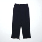 TOMMY HILFIGER 90s 2-pleat wide-leg slacks, size L, navy wool gabardine