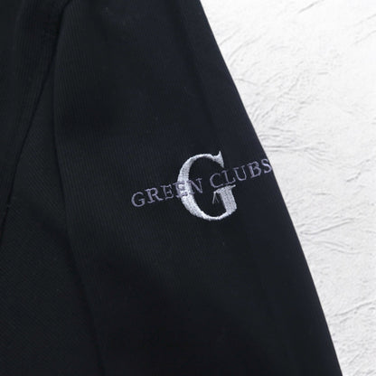 GREEN CLUBS × Warner Bros 90年代 長袖ポロシャツ XL ブラック 鹿の子 Looney Tunes シルベスターキャット 日本製